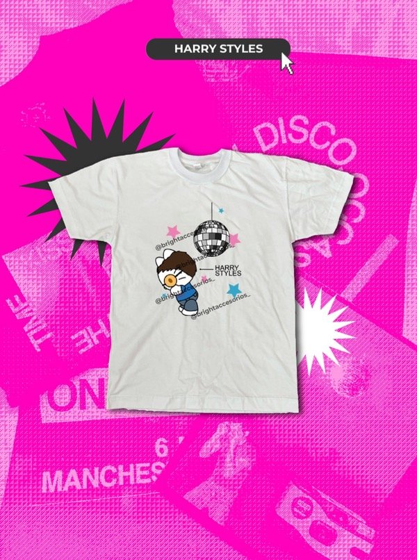 Producto - Remera Kitty Harry Styles - FANGIRLS