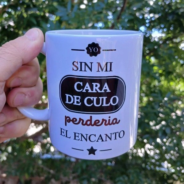 Producto - Taza Ceramica Sin mi cara de culo perdería el encanto