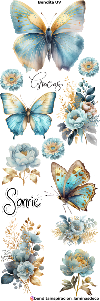 Producto - Bendita UV 001 Mariposas