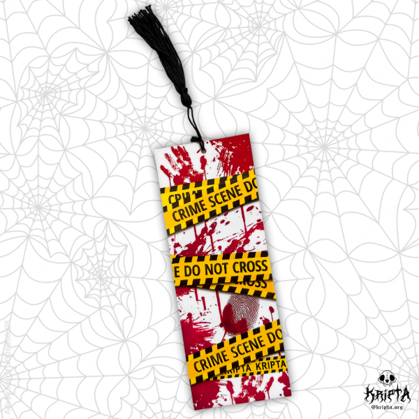 Producto - Señalador de Libro - Crime scene