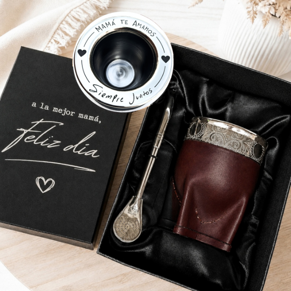Producto - Box Mamá 2 (Imperial Acero + Personalizado + Bombilla + Box) - 2
