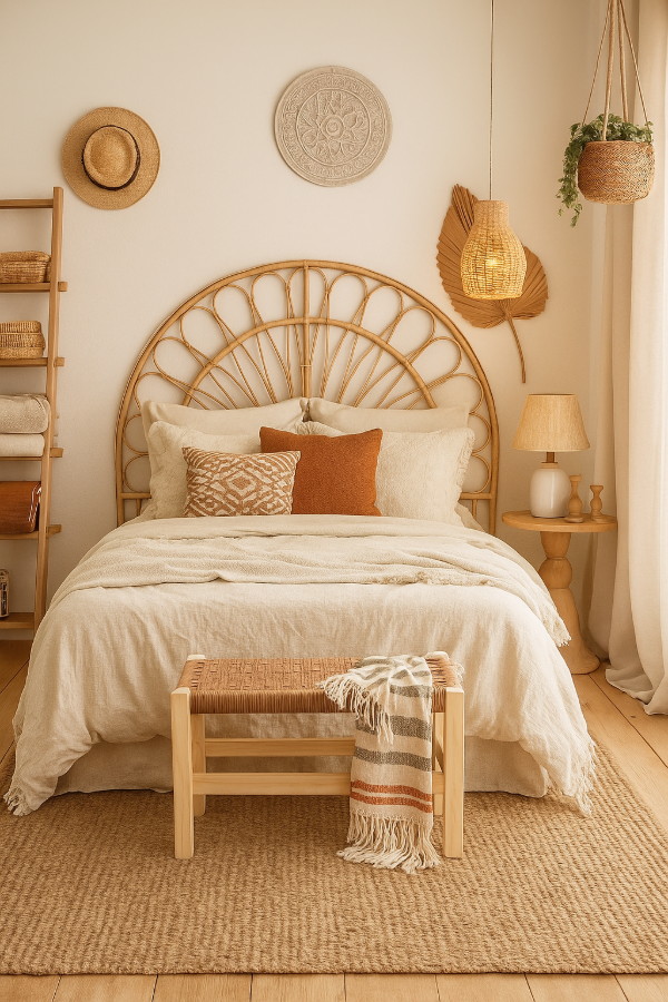 Producto - Banco tejido nórdico Mendoza