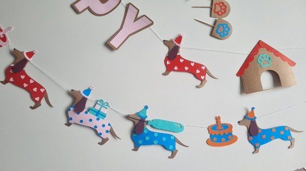 Producto - Guirnaldas de Perro Salchicha (x2 unidades)