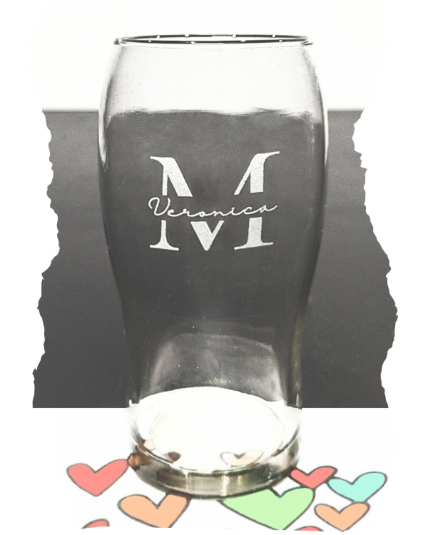 Producto - Vaso pinta con Inicial y nombre