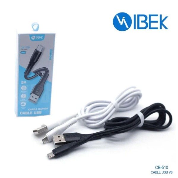 Producto - CABLE USB A MICRO USB 5A IBEK CB-510 (jo8)