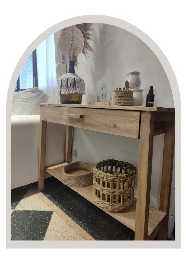 Producto - Recibidor con Cajón y estante