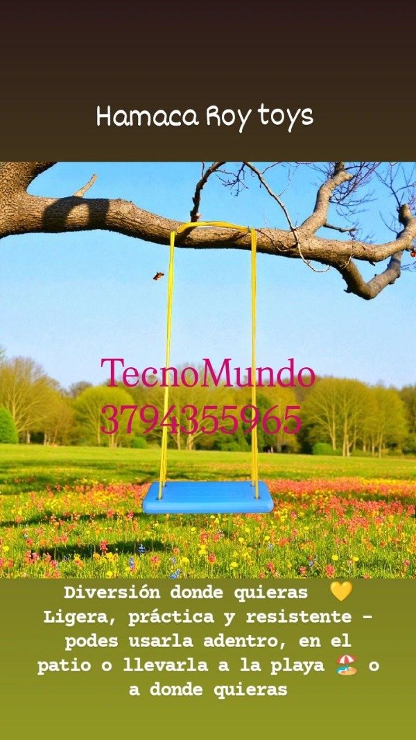 Producto - hamaca roy toy