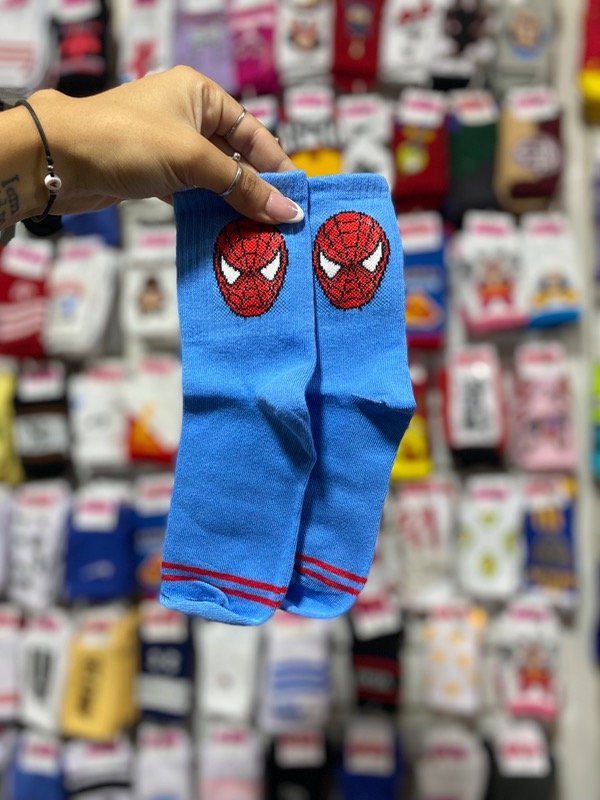 Producto - Medias 3/4 Infantiles,spider man
