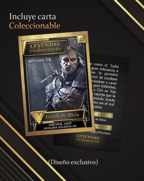 Producto - Geralt de Rivia - The Witcher - Leyenda Nro 145