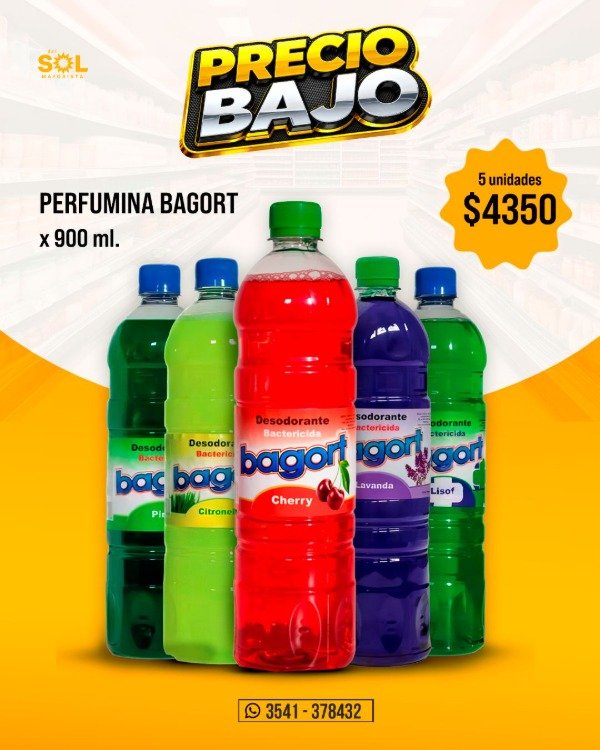 Producto - Promo Perfumina Bagort x5