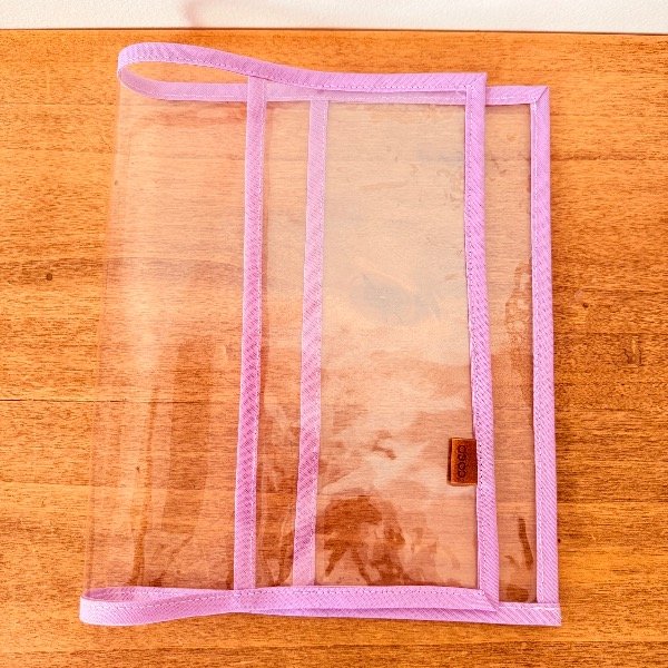Producto - FUNDA para CUADERNO con tapa de 19,5cm x 24,5cm LILA