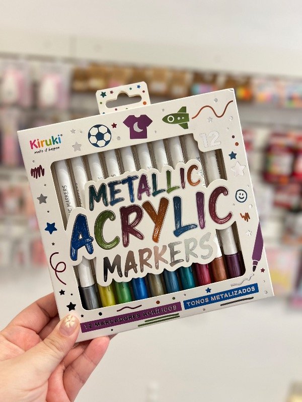 Producto - Marcadores acrílicos metálicos