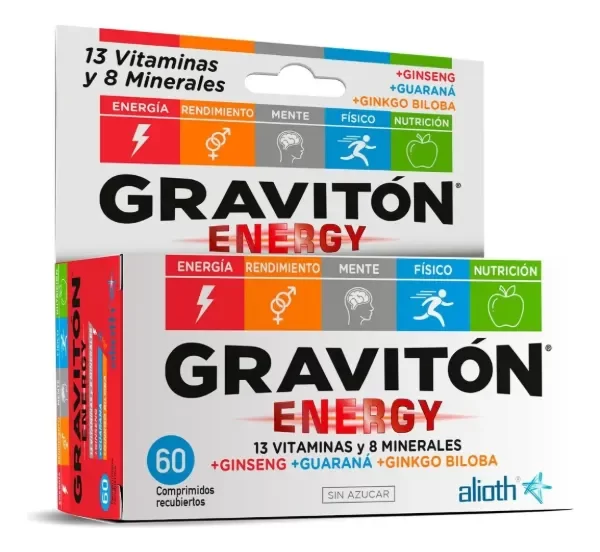 Producto - Multivitaminico Graviton Energy 60 Comp Alioth