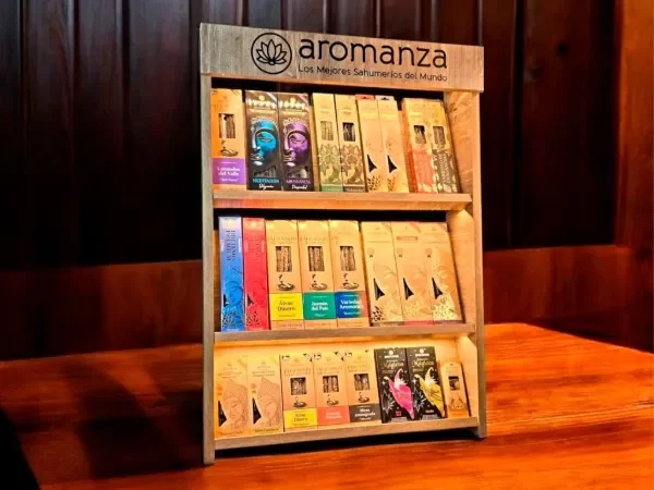 Producto - EXHIBIDOR AROMANZA MOSTRADOR C/LUZ