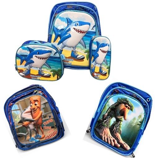 Producto - Mochila 16" con Lonchera y Cartuchera Brillosa