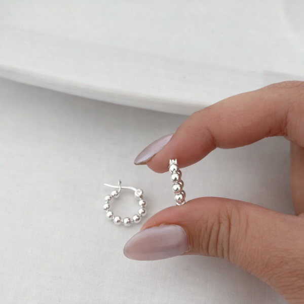 Producto - Aros argollita pelotitas - AR060