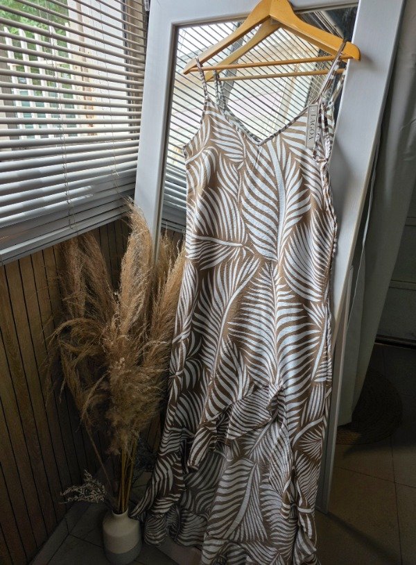 Producto - V56 vestido cebra marron