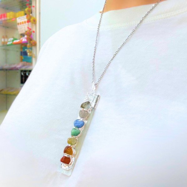 Producto - Collar de Selenita siete chakras