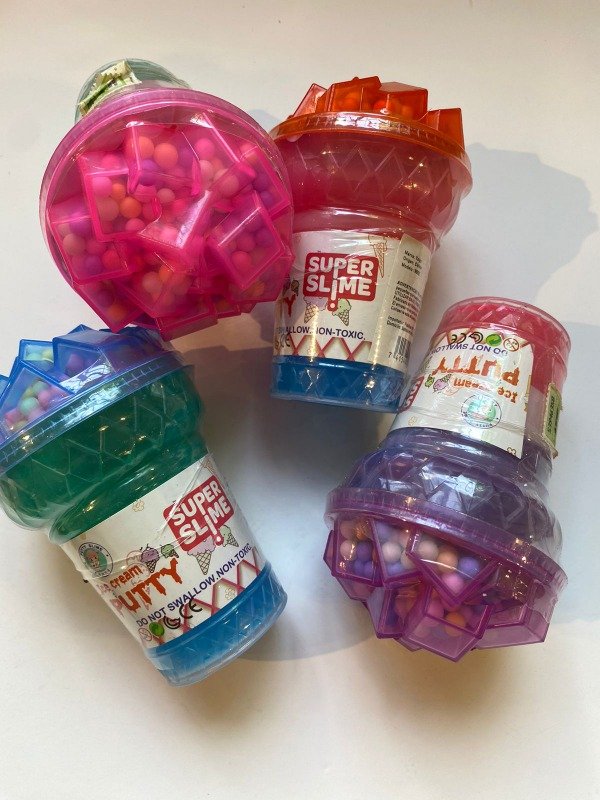 Producto - Slime Rosa, Naranja, violeta, azul