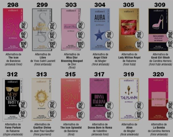 Producto - Perfumes alternativos millanel femeninos 60ml - 6