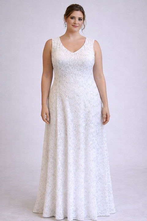Producto - Vestido Largo evace de encaje Estiliza - 0