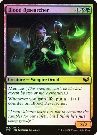 Producto - Blood Researcher Foil  Strixhaven: School of Mages
