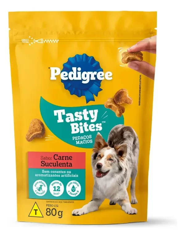 Producto - Pedigree Tasty Bites Carne x 80 gr