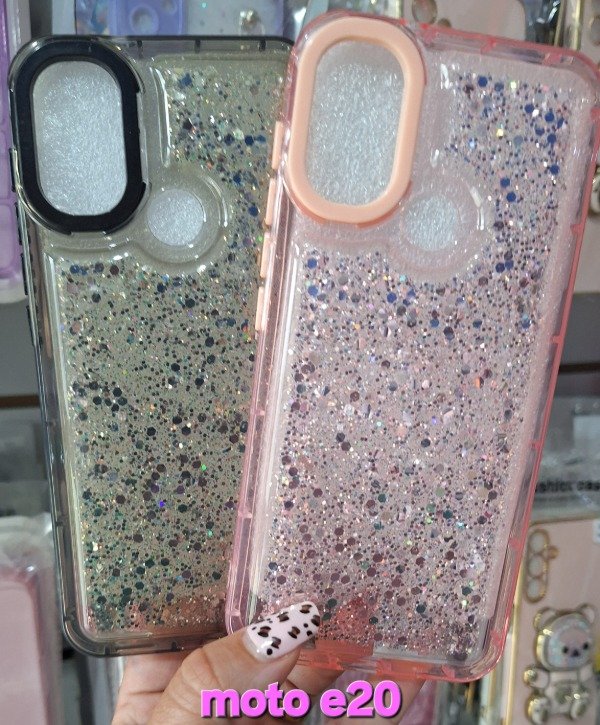 Producto - Fundas brillo reforzadas. Moto e20