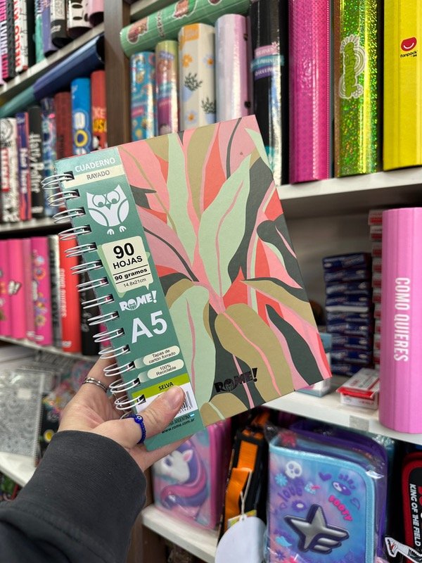 Producto - Cuaderno A5 Selva Rayado