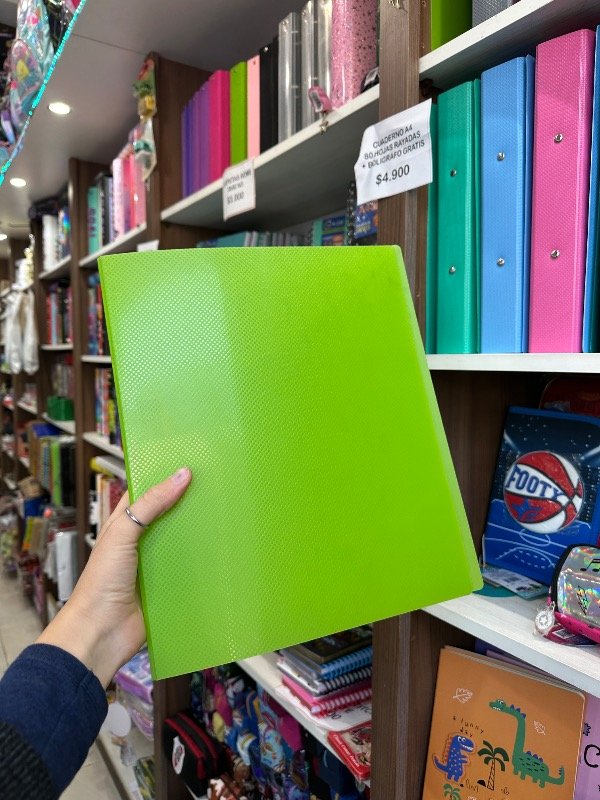 Producto - Carpeta Lomo Ancho A4 MANZANA