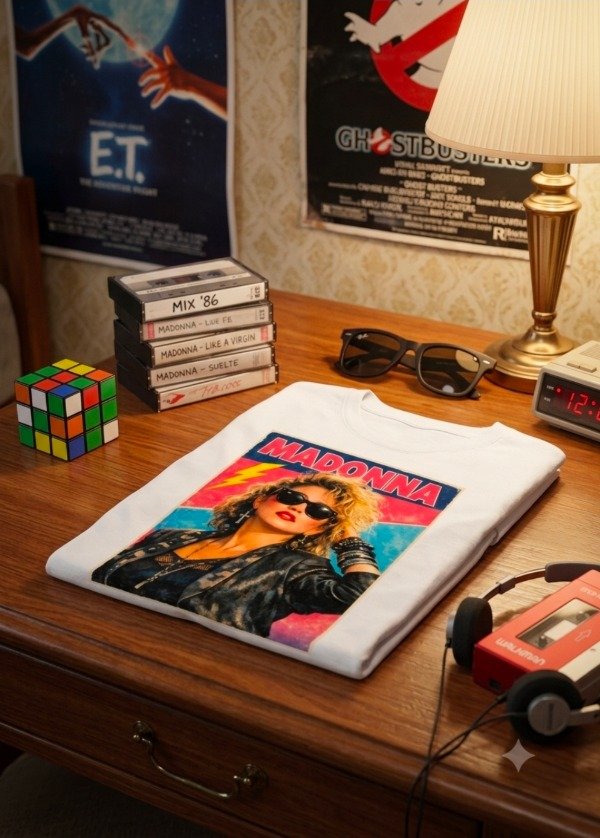 Producto - Remera Mujer Madonna Retro