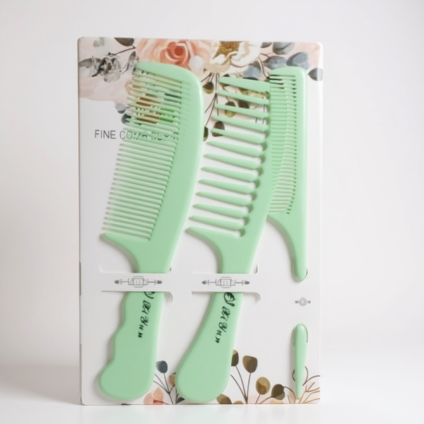 Producto - SET DE 3 PEINES GRANDES EN BLISTER COLORES SURTIDOS