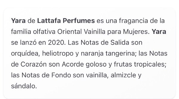 Producto - Yara de Lattafa edp 100 ml - 2