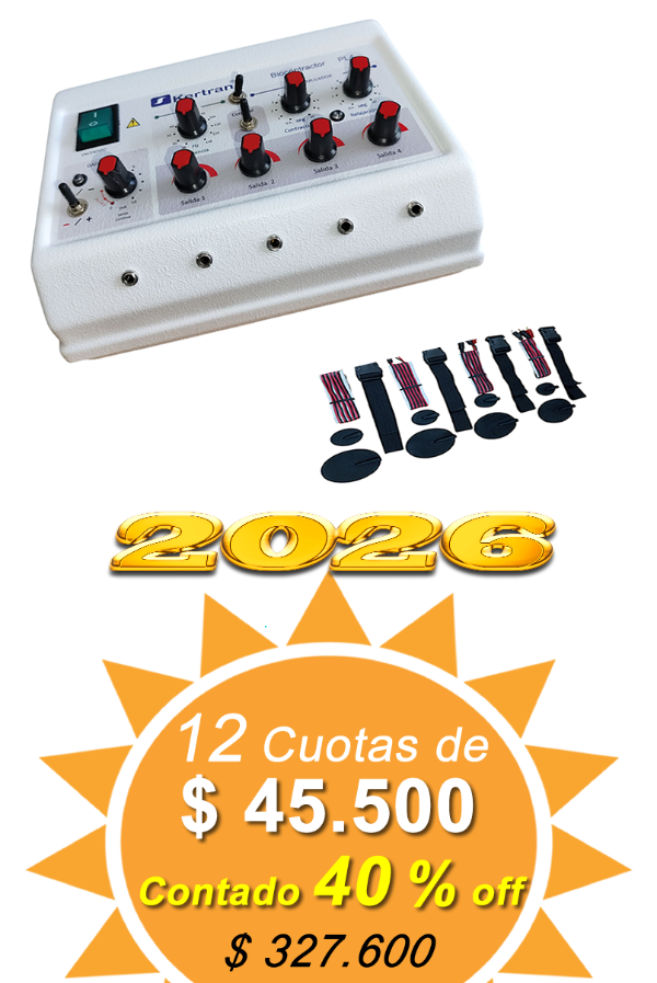 Producto - Biocontractor Electroestimulador Muscular KERTRAN - Rehabilitacion y TENS