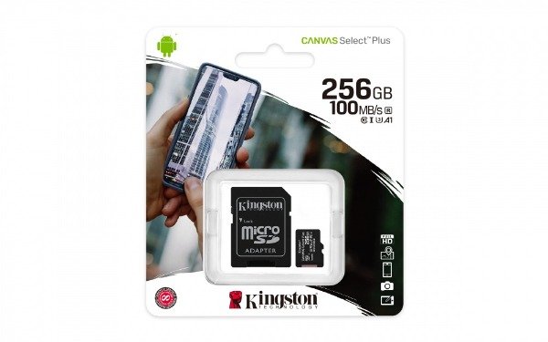 Producto - Micro SD Kingston Canvas Select Plus 256GB
