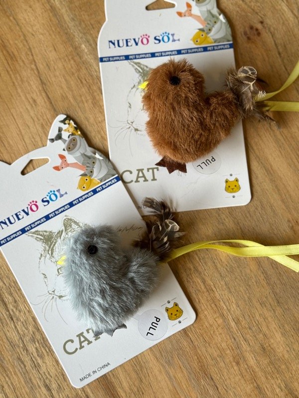 Producto - Pajarito con sonido y plumas