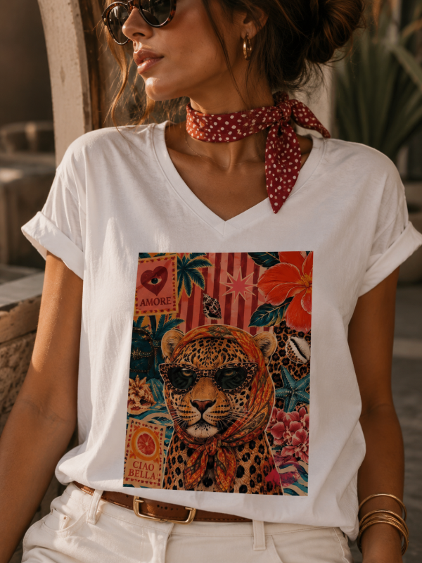 Producto - Remera Print Cuello V - 1