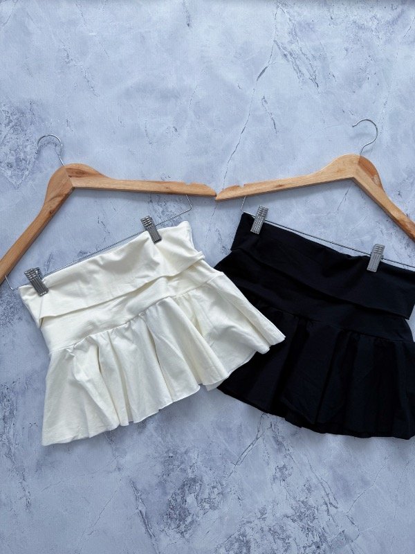 Producto - pollera volados algodon