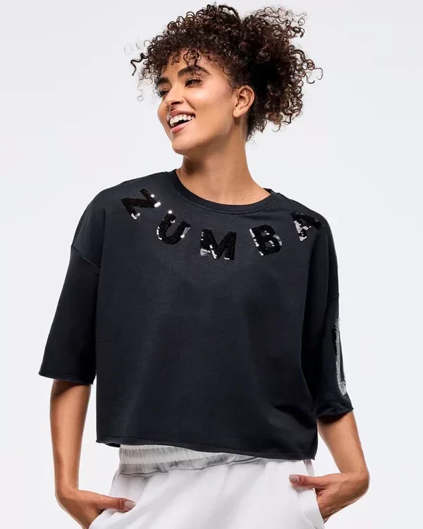 Producto - Zumba Sparkle Boxy Crop