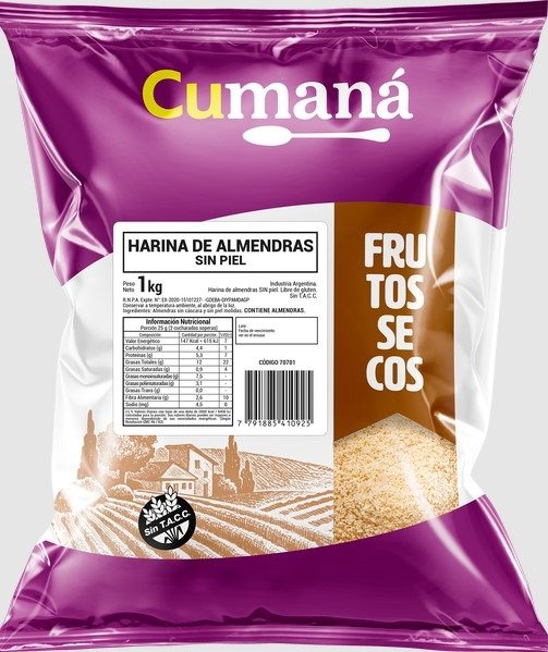 Producto - Harina de Almendras Sin Piel Cumana x Kg