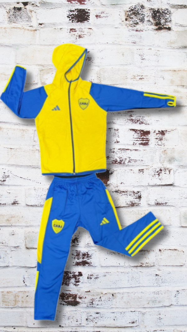 Producto - SUPER OFERTA!!!!! CAMPERA Y PANTALON BOCA JUNIOR AMARILLO