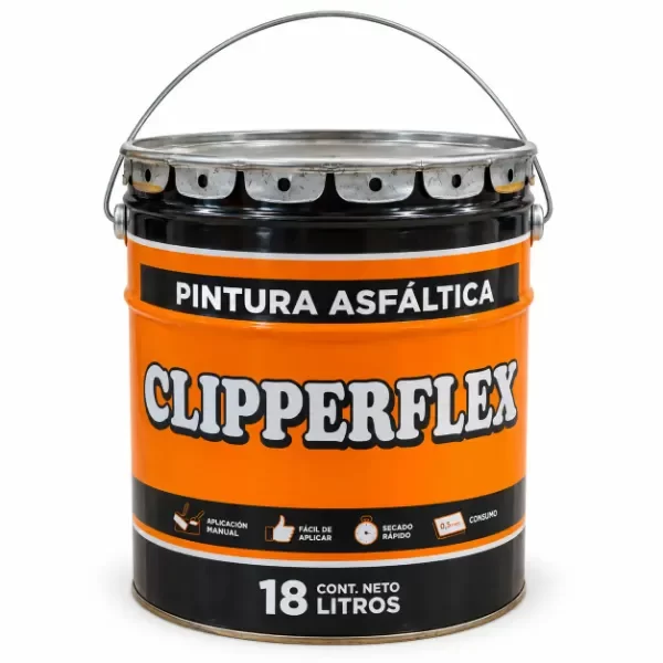 Pintura Asfáltica Clipperflex 18 Litros