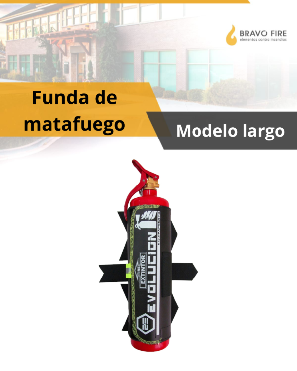 Producto - Fundas  Cobertor Con Abrojo Para Matafuegos De Auto M largo
