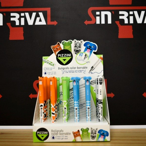 Producto - BOLIGRAFO ROLLER BORRABLE FINO TINTA AZUL B70X24