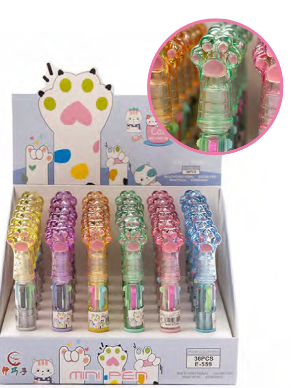 Producto - Mini Lapicera Huella 4 colores