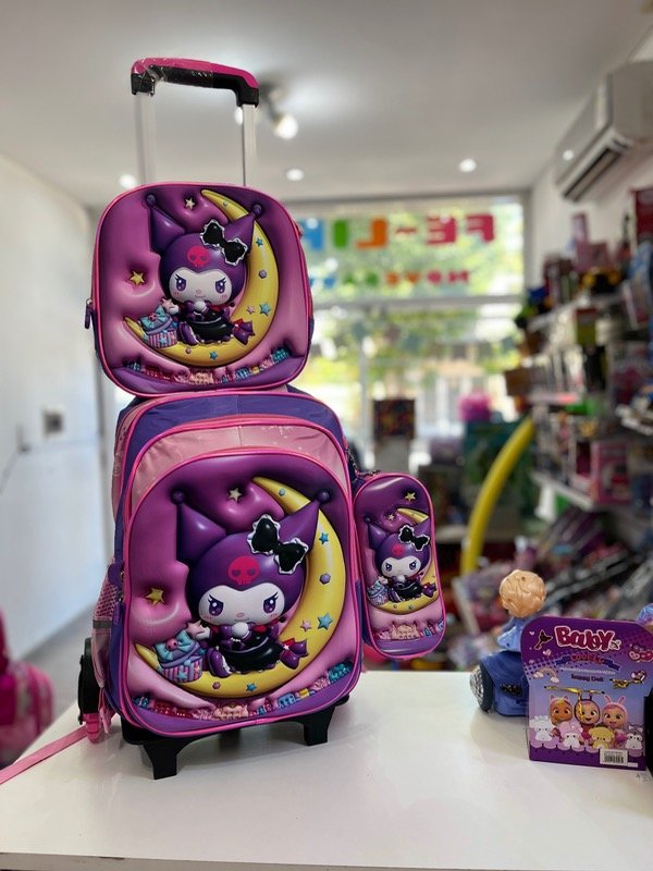 Producto - Mochila tres piezas KUROMI