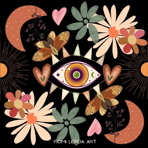 Producto - Pañuelo flores de otoño