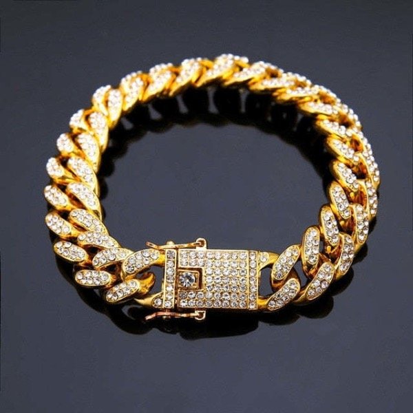 Producto - Pulsera shine dorada