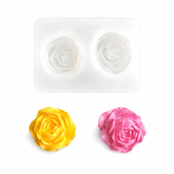 Producto - MOLDE SILICONA 2 ROSAS