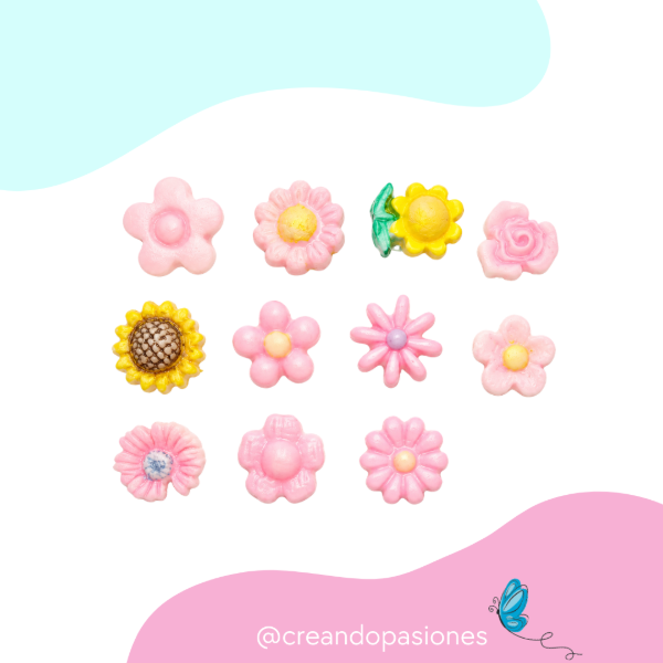 Producto - Molde Flores Chicas Varias - 0